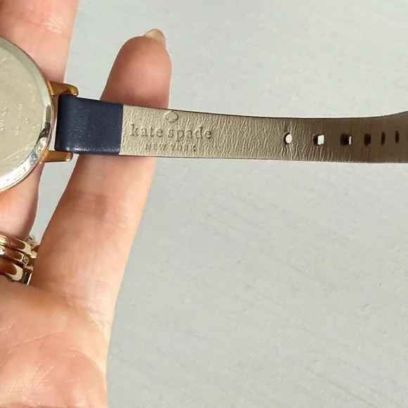 Kate Spade Navy Blue + Rose Gold Watch - Picture 5 of 6